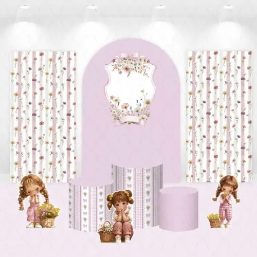 Kit Painéis Vestfácil, Cilindros e Displays Floral