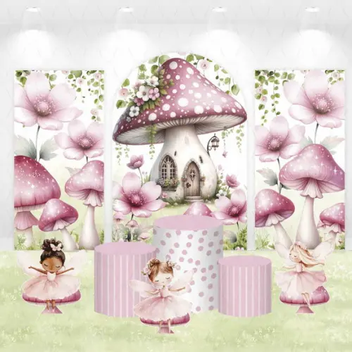 Kit Painéis Vestfácil, Cilindros e Displays Jardim das Fadas