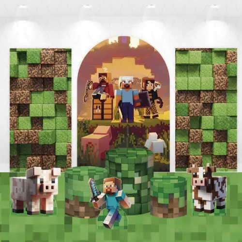 Kit Painéis Vestfácil, Cilindros e Displays Minecraft