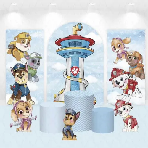 Kit Painéis Vestfácil, Cilindros e Displays Patrulha Canina
