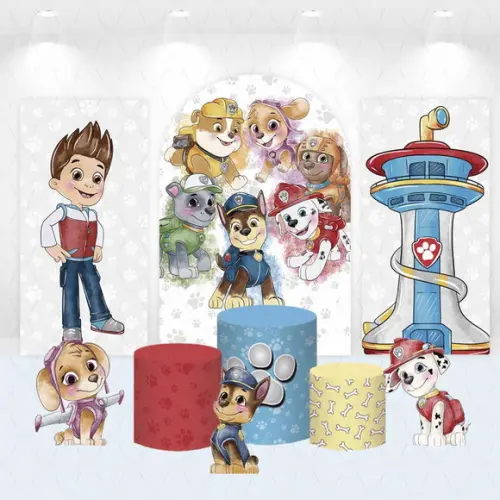 Kit Painéis Vestfácil, Cilindros e Displays Patrulha Canina