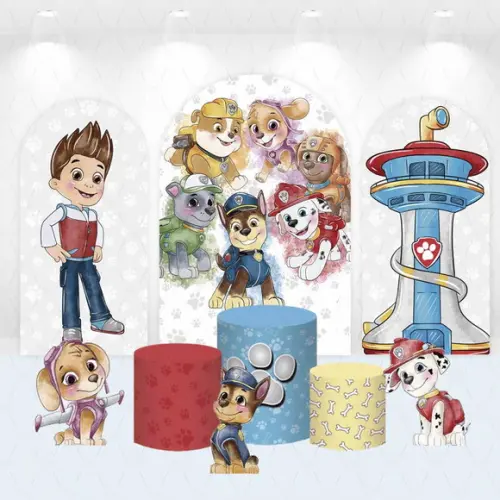 Kit Painéis Vestfácil, Cilindros e Displays Patrulha Canina