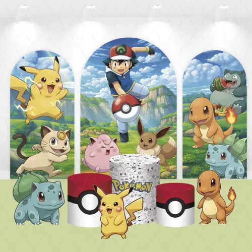 Kit Painéis Vestfácil, Cilindros e Displays Pokemon