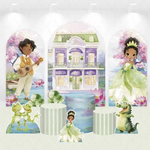 Kit Painéis Vestfácil, Cilindros e Displays Princesa Tiana