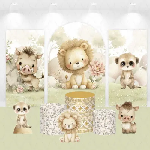 Kit Painéis Vestfácil, Cilindros e Displays Rei Leão Baby