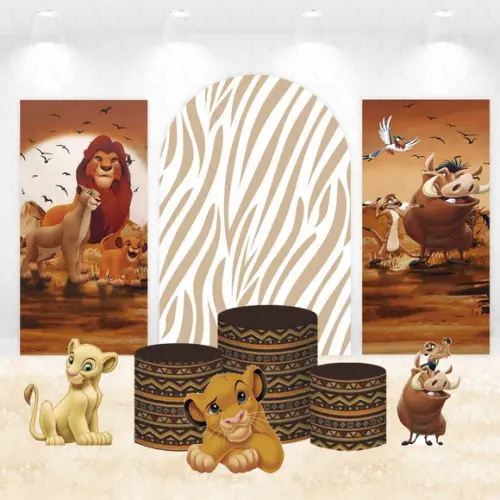 Kit Painéis Vestfácil, Cilindros e Displays Rei Leão