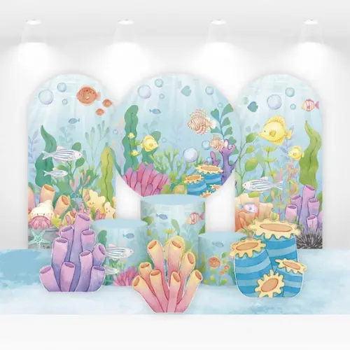 Kit Painéis, Cilindros e Displays Fundo do Mar