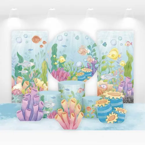 Kit Painéis, Cilindros e Displays Fundo do Mar