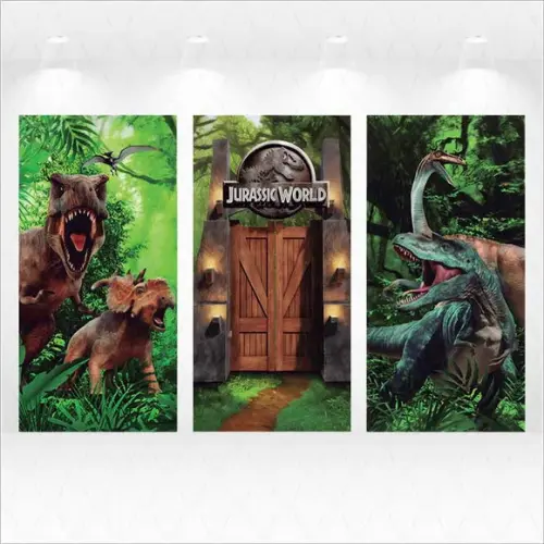 Kit Romanos ou Retangulares Jurassic World