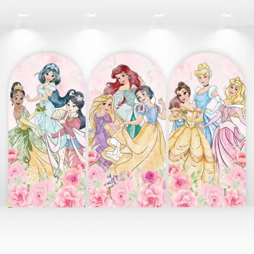 Kit Romanos ou Retangulares Princesas 2x1m