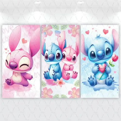 Kit Romanos ou Retangulares Stitch 2x1m