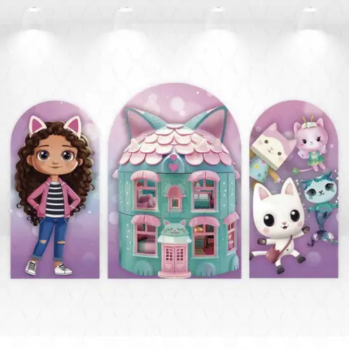 Kit Trio de Painéis Vestfácil Casa Mágica da Gabby