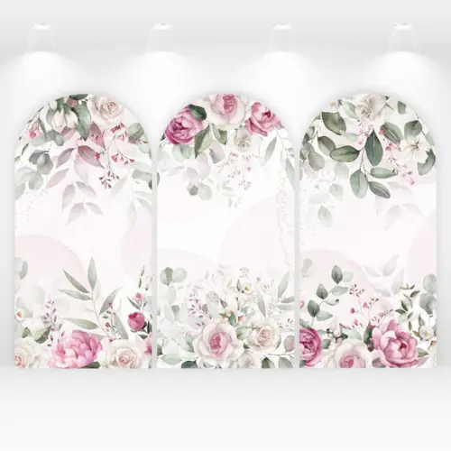 Kit Trio de Painéis Vestfácil Jardim Floral