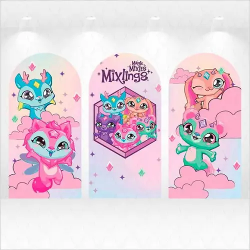 Kit Trio de Painéis Vestfácil Magic Maxies Mixling