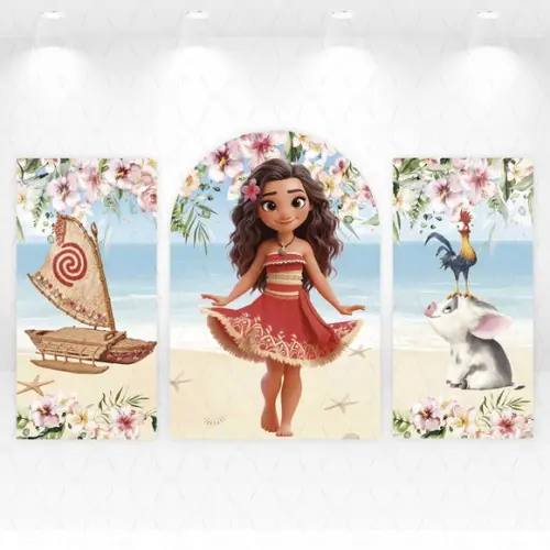 Kit Trio de Painéis Vestfácil Moana