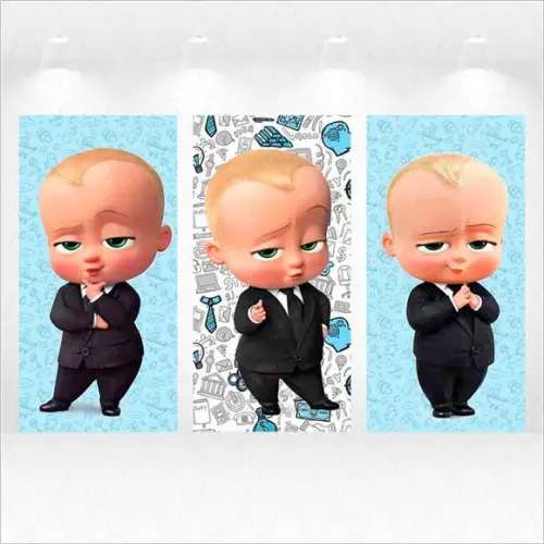Kit Trio de Painéis Vestfácil Poderoso Chefinho