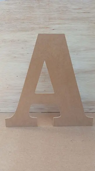 Letra em mdf 65 cm