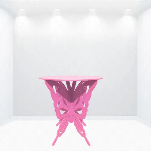 Mesa Borboleta Mdf - Pintada