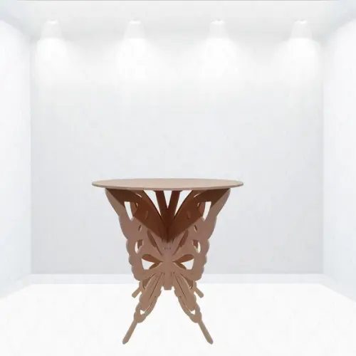 Mesa Borboleta Mdf Cru