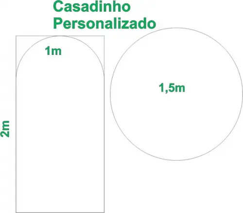 Paineis Casadinho - Lateral + Circular Personalizado