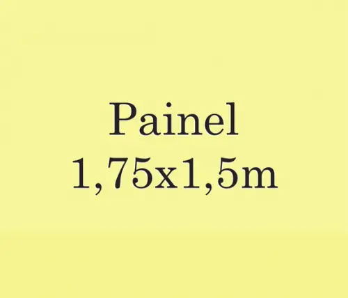 Painel 1,75x1,5m