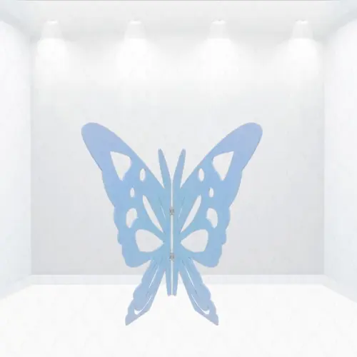 Painel 3d Borboleta - Pintado