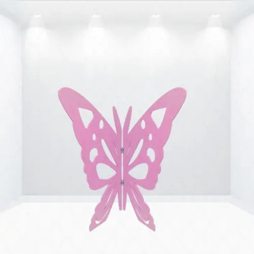 Painel 3d Borboleta - Pintado