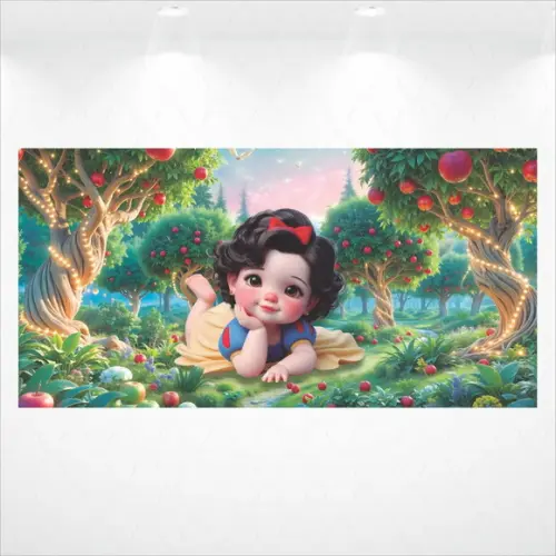 Painel Branca de Neve Baby 6x3m