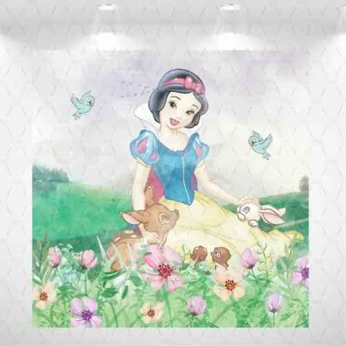 Painel branca de neve- 1x0,8m