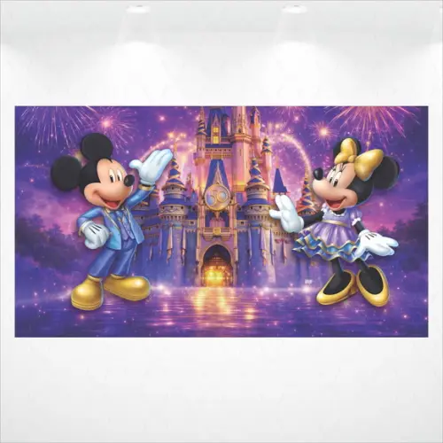 Painel Castelo Disney Mickey 5x2,8m