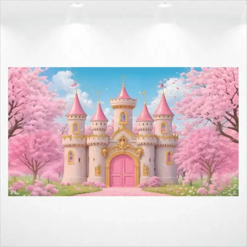 Painel Castelo Princesas 5x2,8m