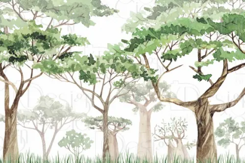 Painel Floresta Safari 4,5m x 3m