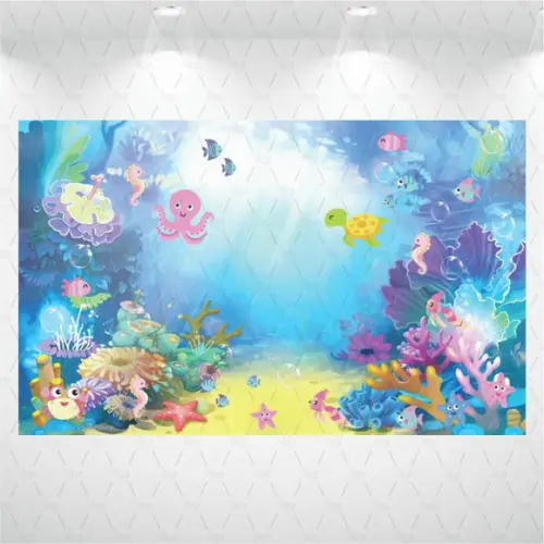 Painel Fundo do Mar 2x1,5m