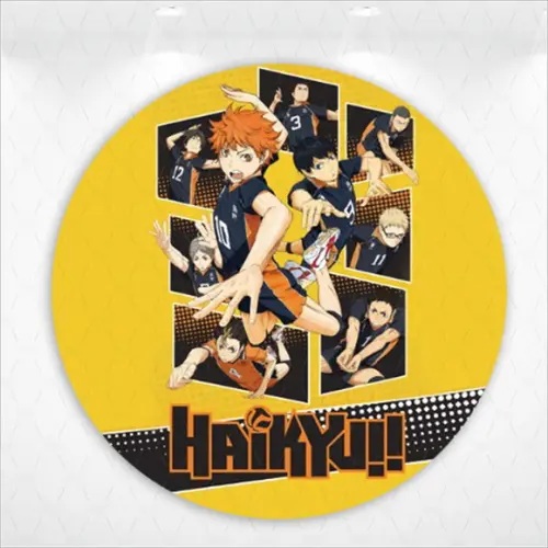 Painel Haikyu Redondo 1,3 a 1,5m em Tecido