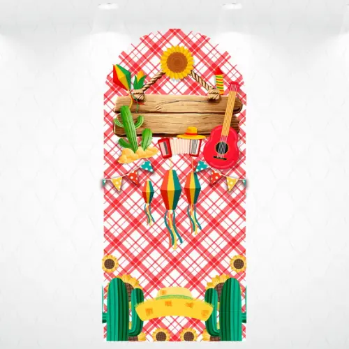 Painel Lateral Festa Junina 2x1m - Simples