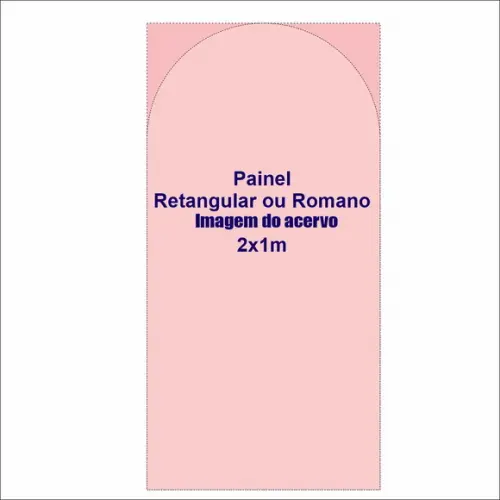 Painel Lateral Simples 2x1m - Imagem do Acervo