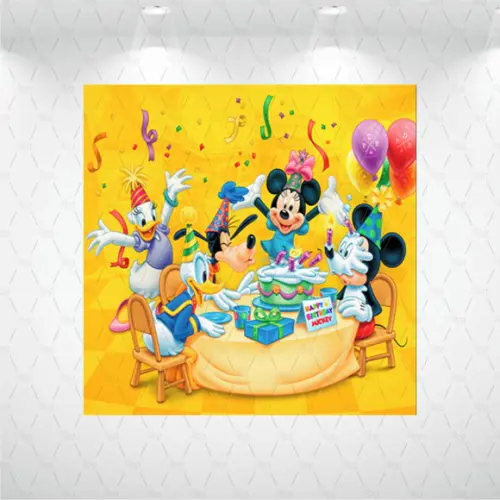 Painel Mickey 1,5m x 1,5m