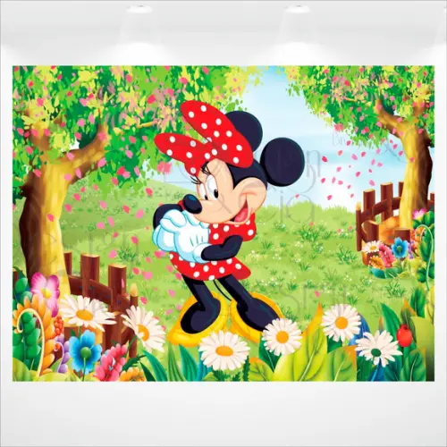 Painel Minnie 4m x 3m