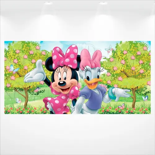 Painel Minnie e Margarida 6x3m