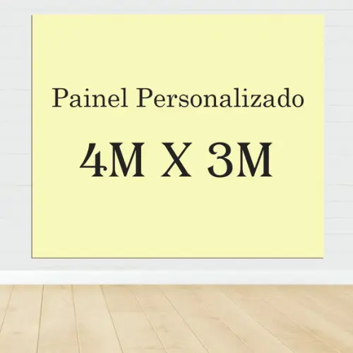 Painel Personalizado 4m x 3m