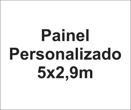 Painel Personalizado 5x2,9m