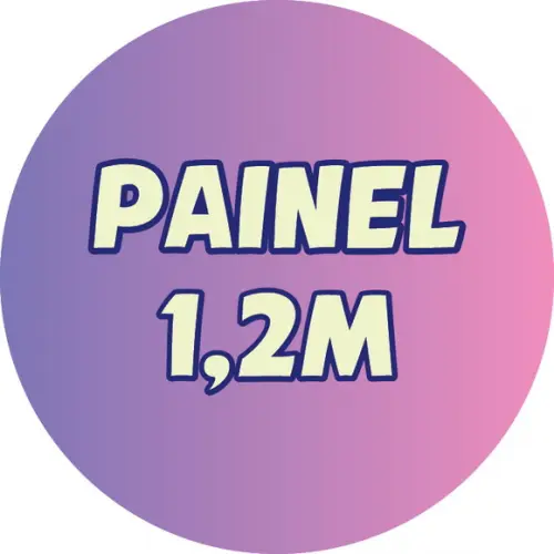 Painel Personalizado Redondo 1,2m em Tecido