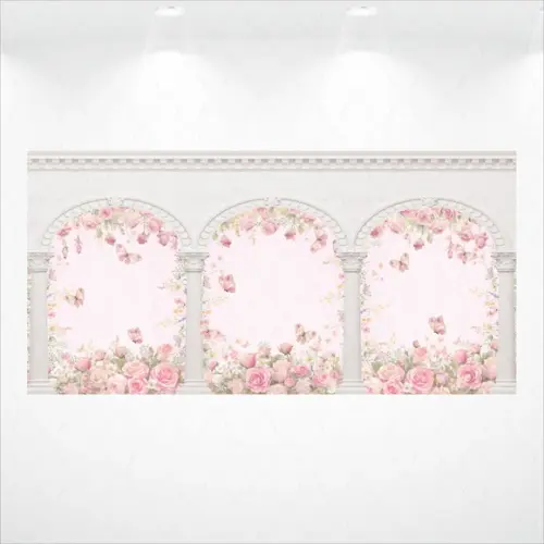 Painel Portal de Floral 6x3m