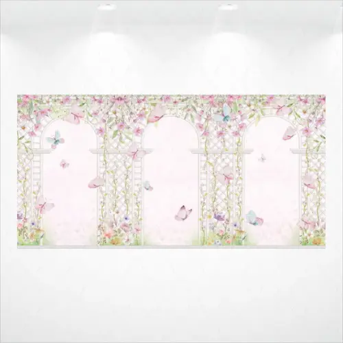 Painel Portal de Floral 6x3m