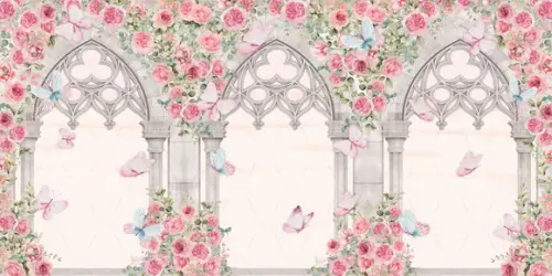 Painel Portal de Floral 6x3m