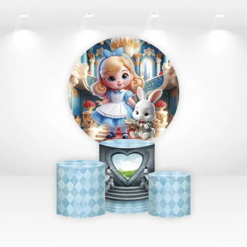 Painel Redondo + Kit Capas de Cilindros Alice