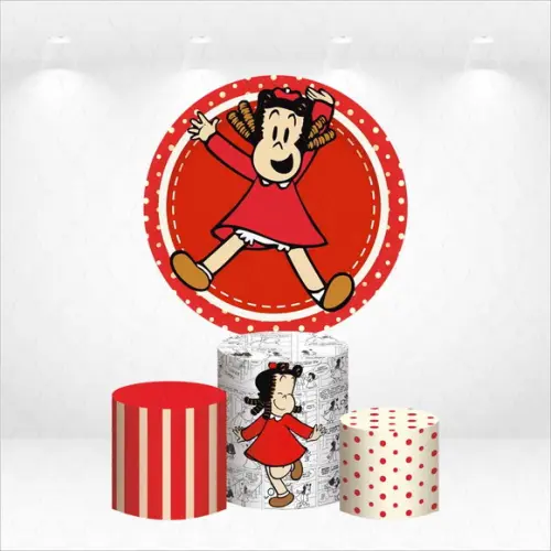 Painel Redondo + Kit Capas de Cilindros Luluzinha