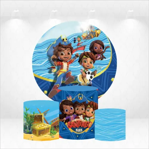 Painel Redondo + Kit Capas de Cilindros Santiago dos Mares