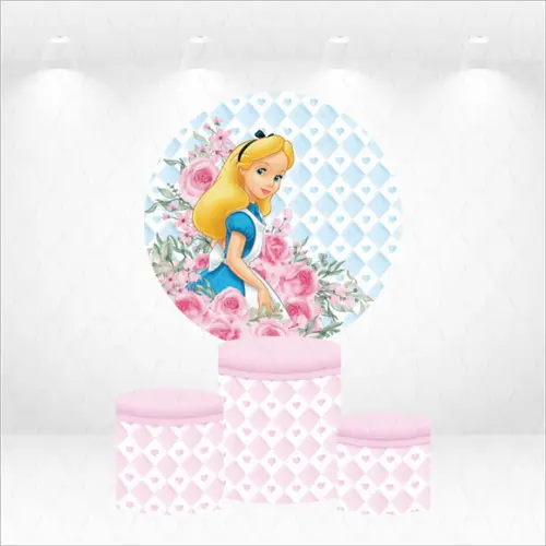 Painel Redondo + Kit de Capas de Cilindros Alice