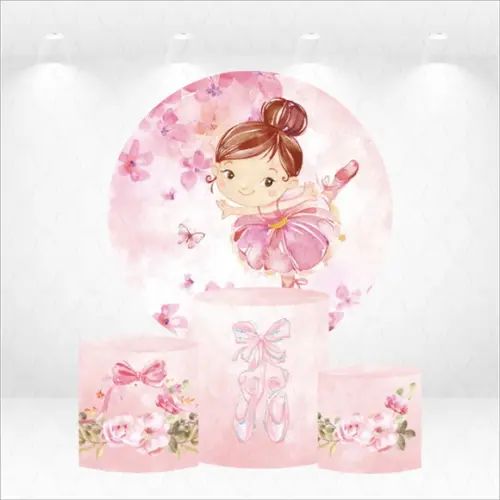 Painel Redondo + Kit de Capas de Cilindros Bailarina
